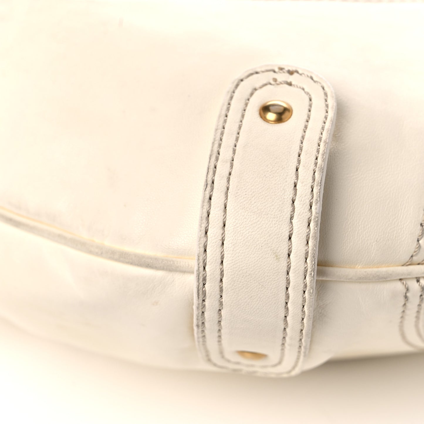 Lambskin Catch Hobo White