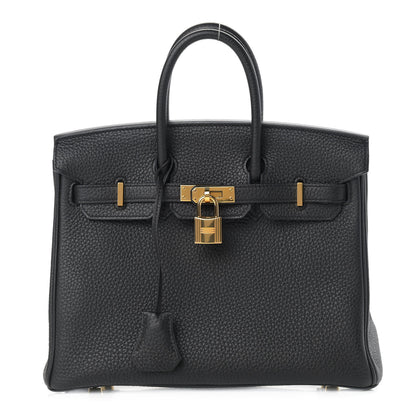 Hermes Togo Birkin 25 Black 1 of 12