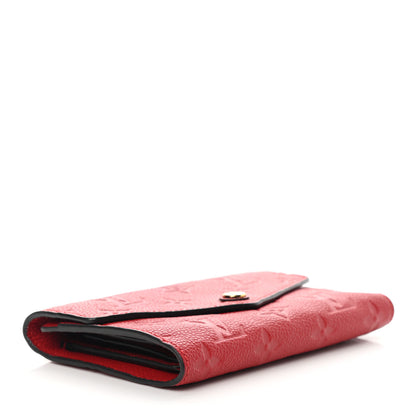 Louis Vuitton Empreinte Compact Curieuse Wallet Cherry 4 of 12