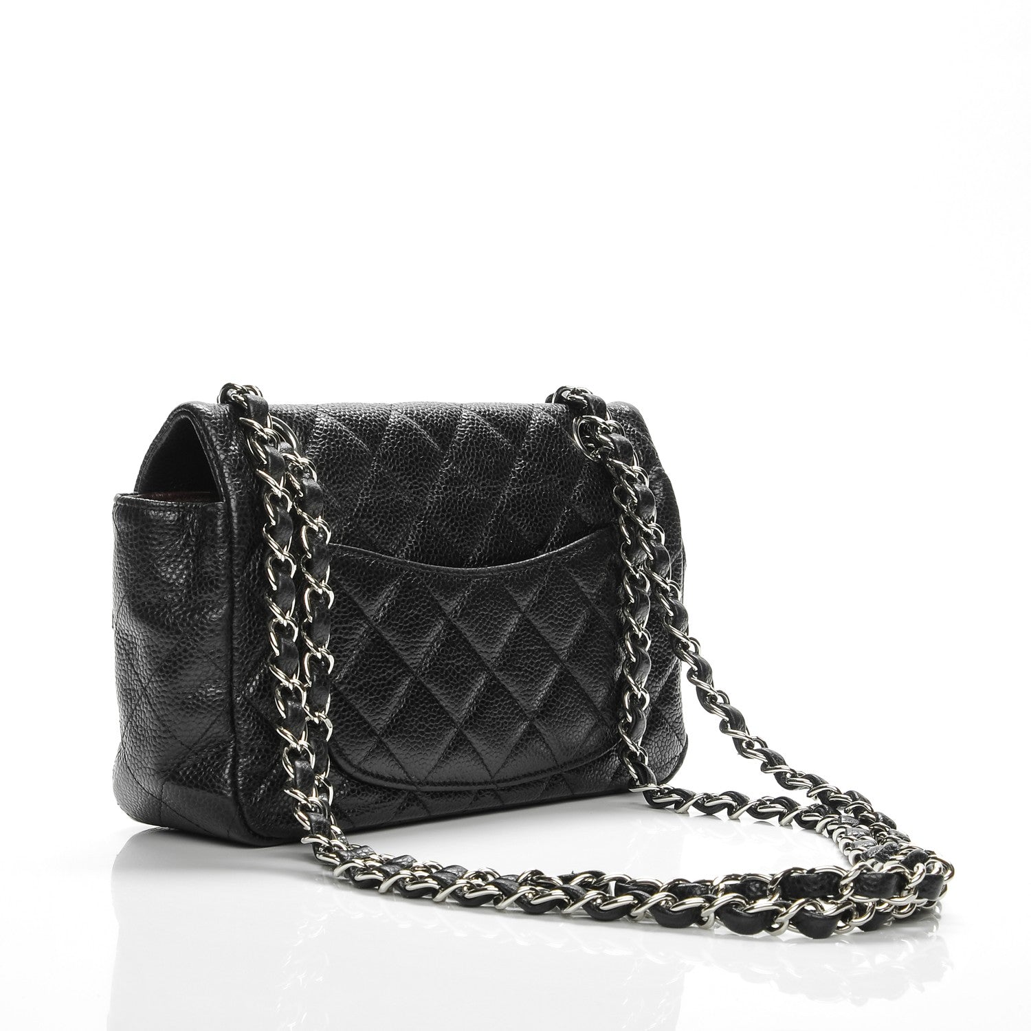 Chanel Caviar Quilted Mini Rectangular Flap Black 3 of 8
