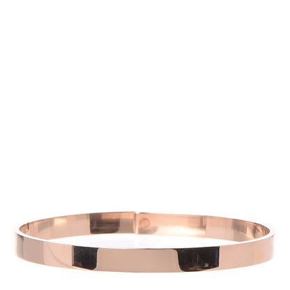 Hermes 18K Rose Gold Diamond PM Kelly Bracelet SH 3 of 4