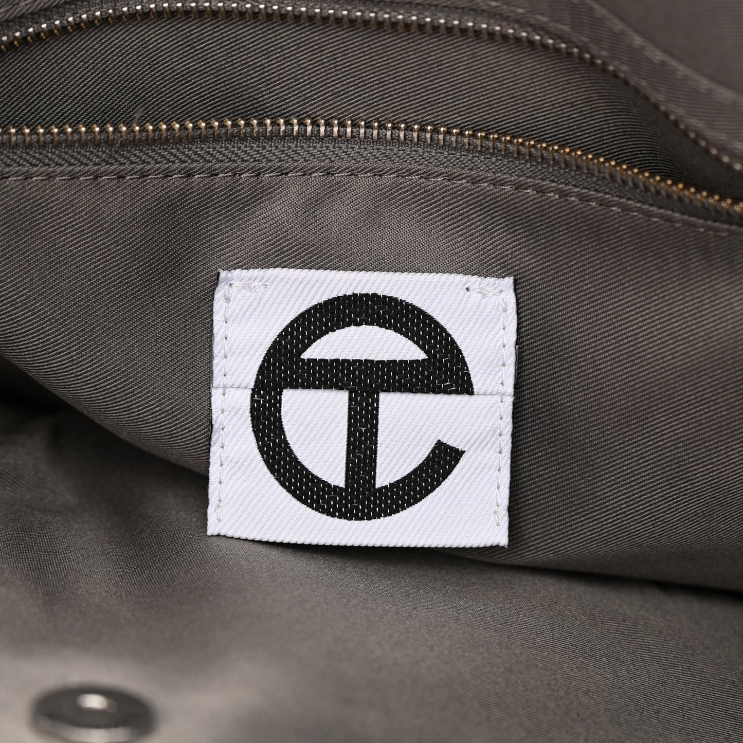 Vegan Leather Medium Shopping Bag Grey