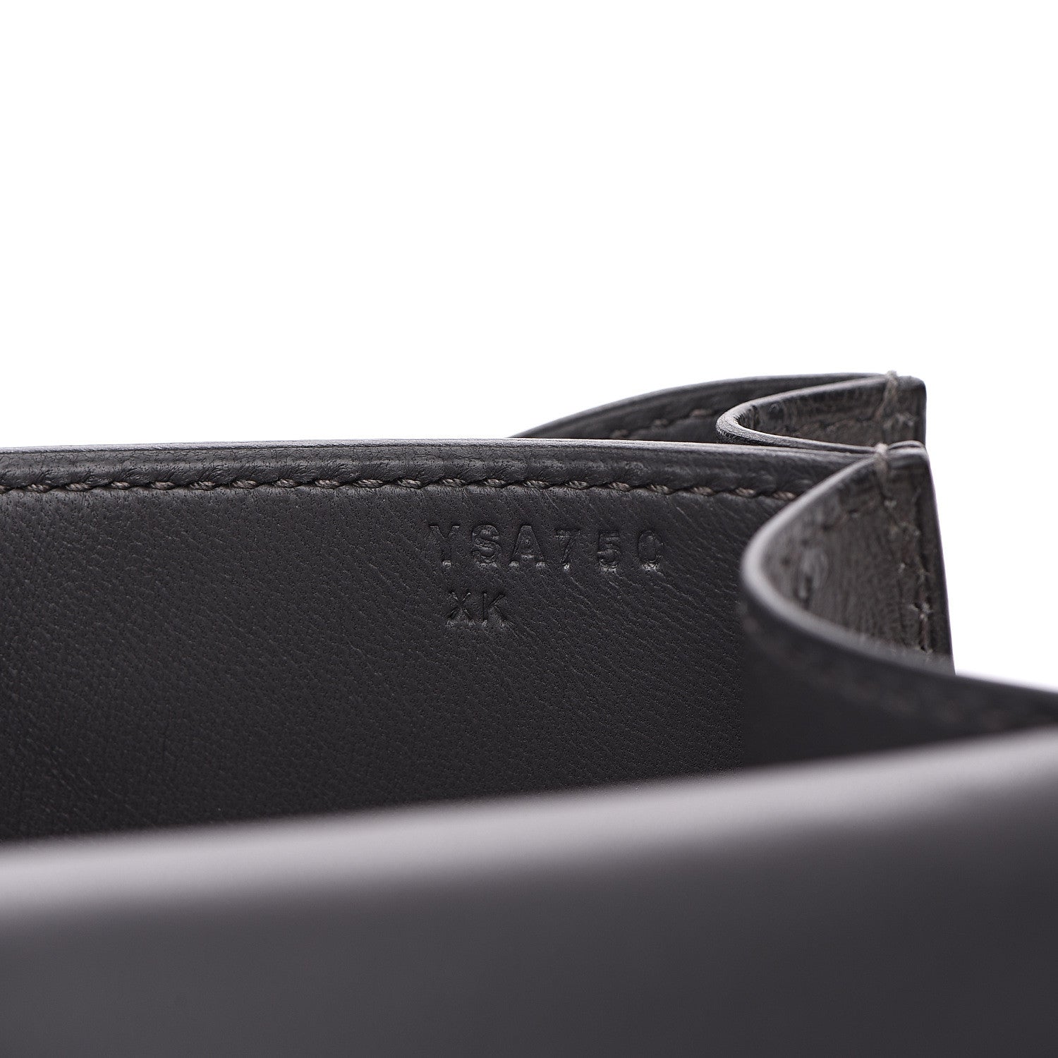 Hermes Ostrich Constance 18 Graphite 5 of 15