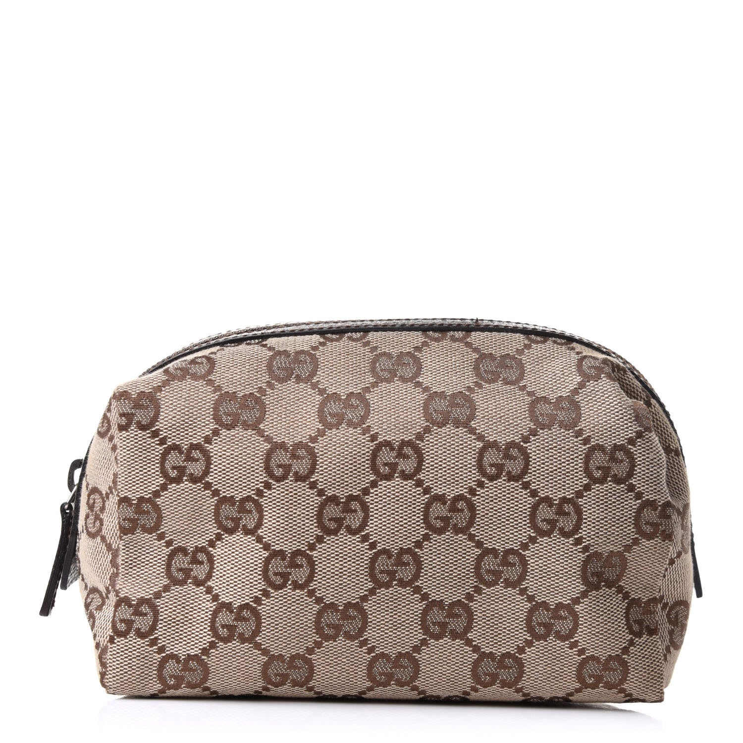 Gucci Monogram Large Cosmetic Case Brown 1 of 9