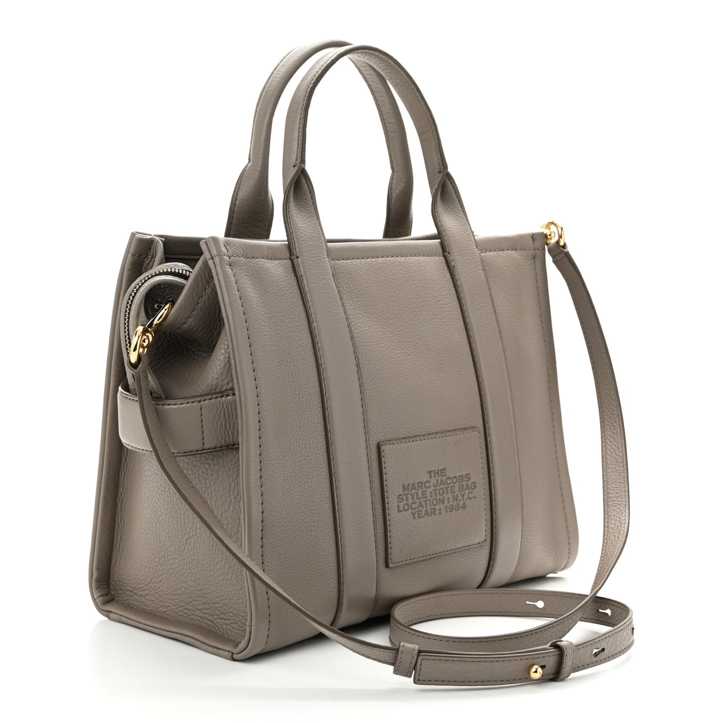 Grained Calfskin Medium The Tote Bag Cement
