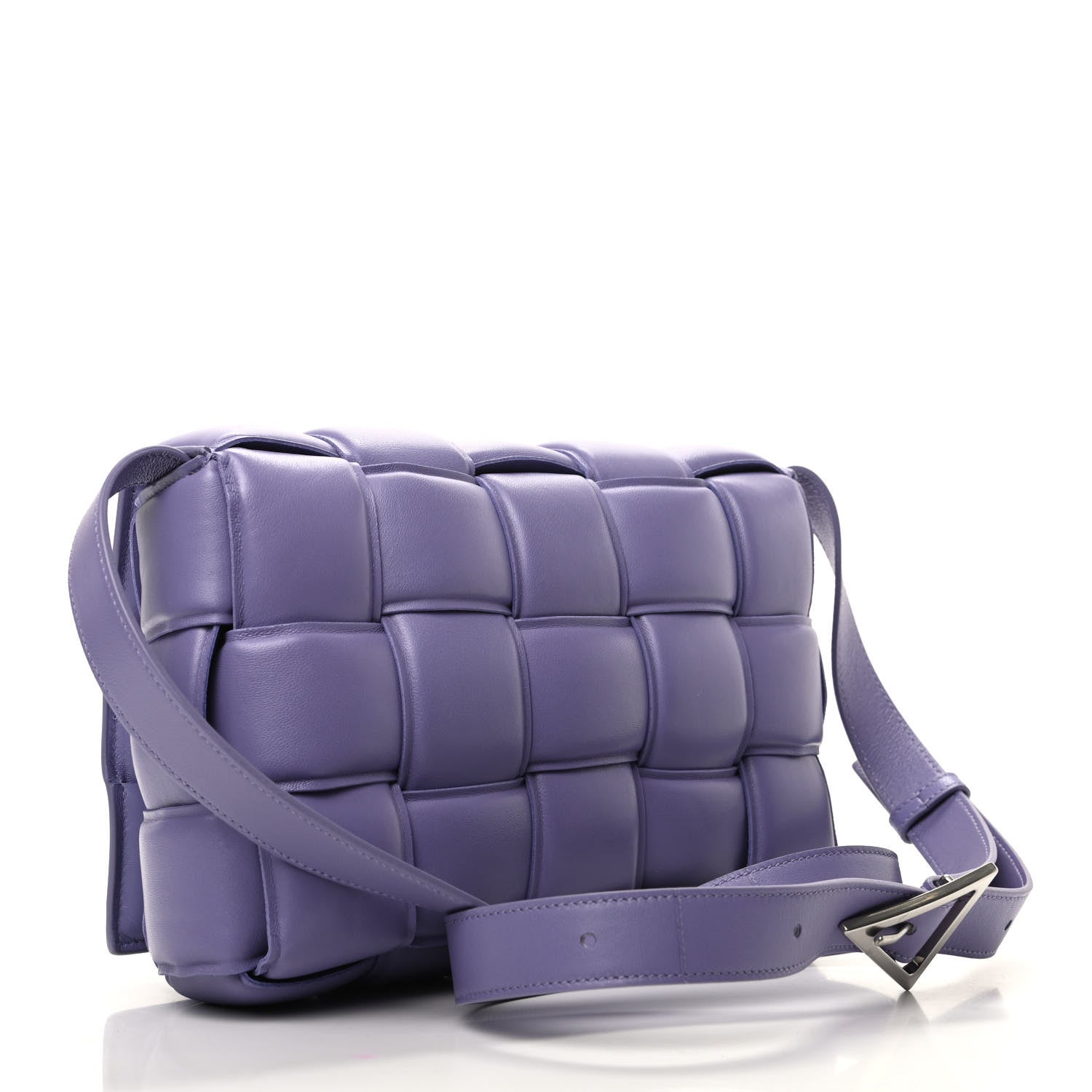 Bottega Veneta Nappa Maxi Intreccio Padded Cassette Crossbody Bag Lavender 3 of 8