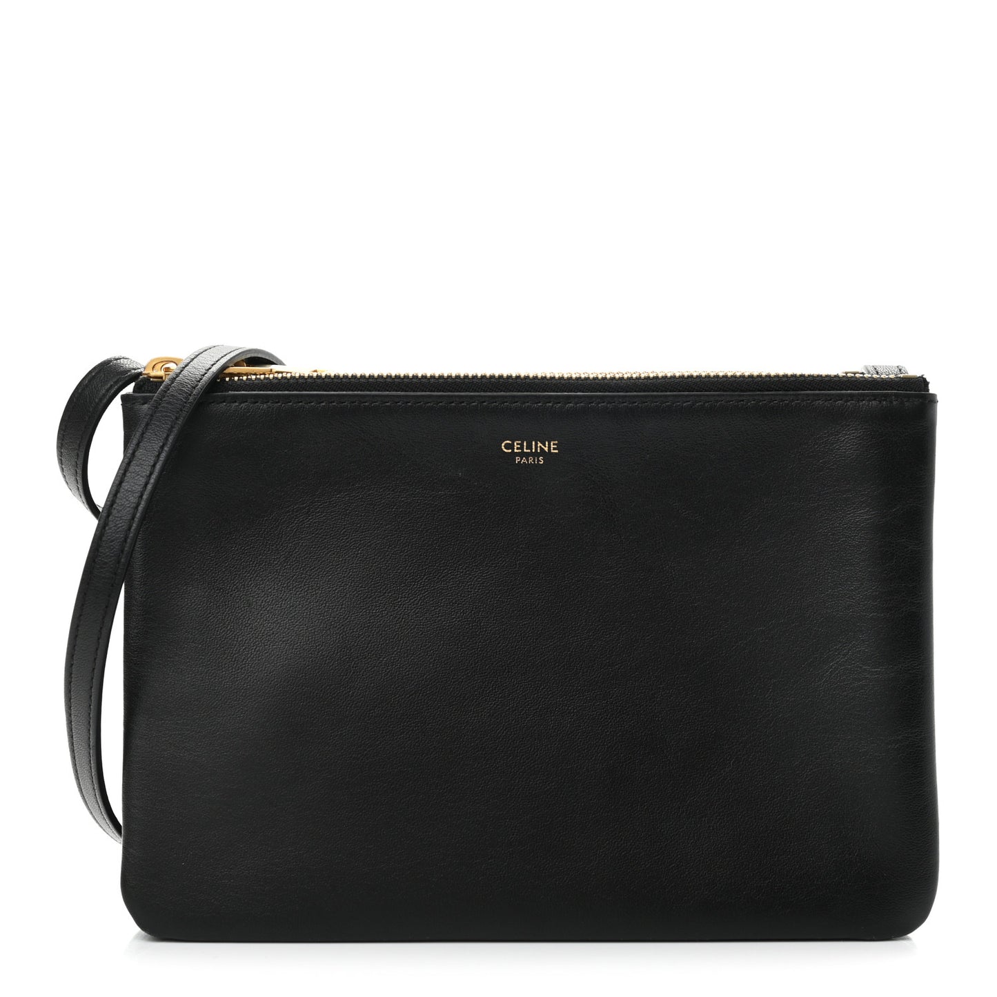 Lambskin Small Trio Crossbody Bag Black