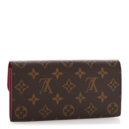 Louis Vuitton Monogram Emilie Wallet Fuchsia 3 of 11