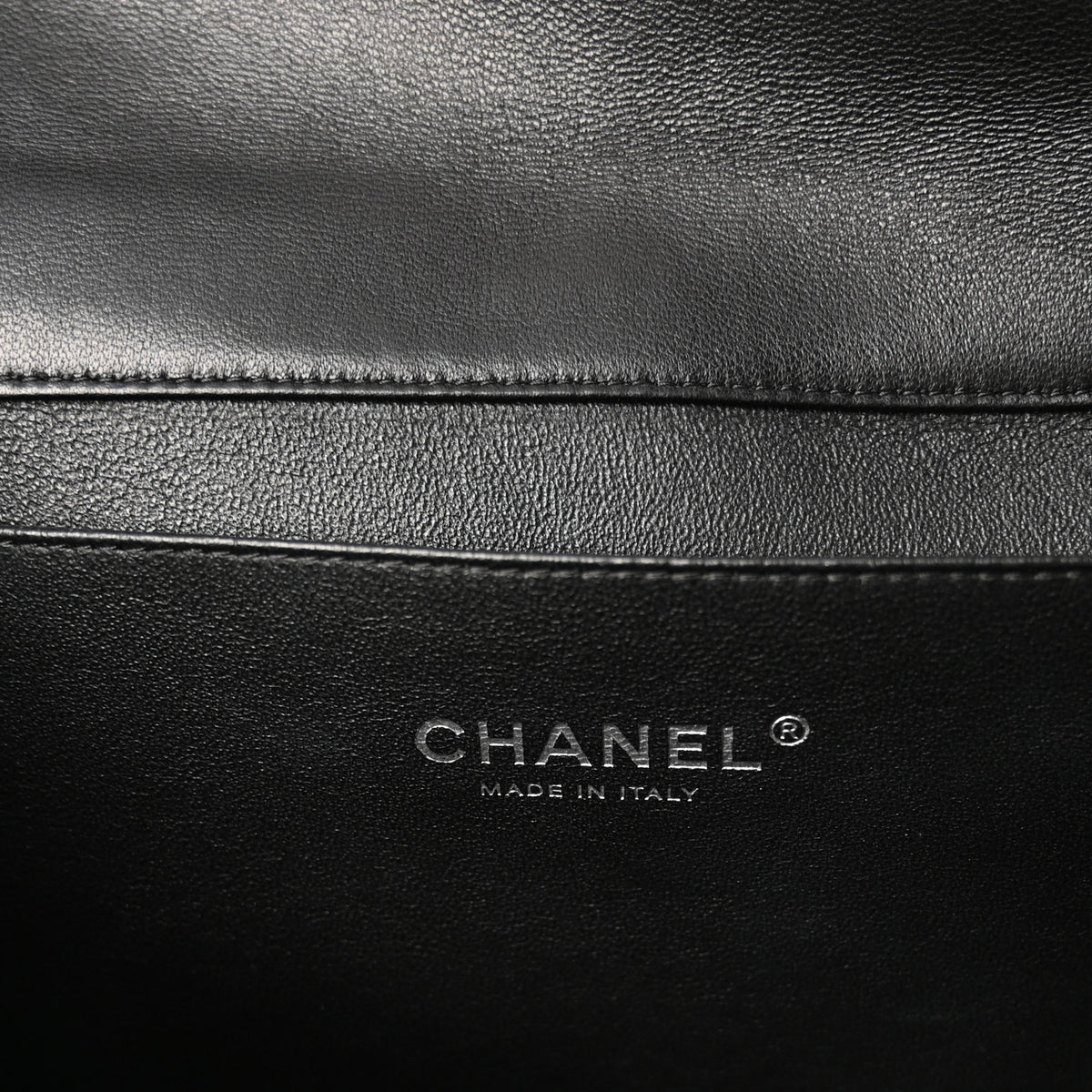 Chanel Lambskin Quilted Clutch with Chain Flap Black 6 of 10