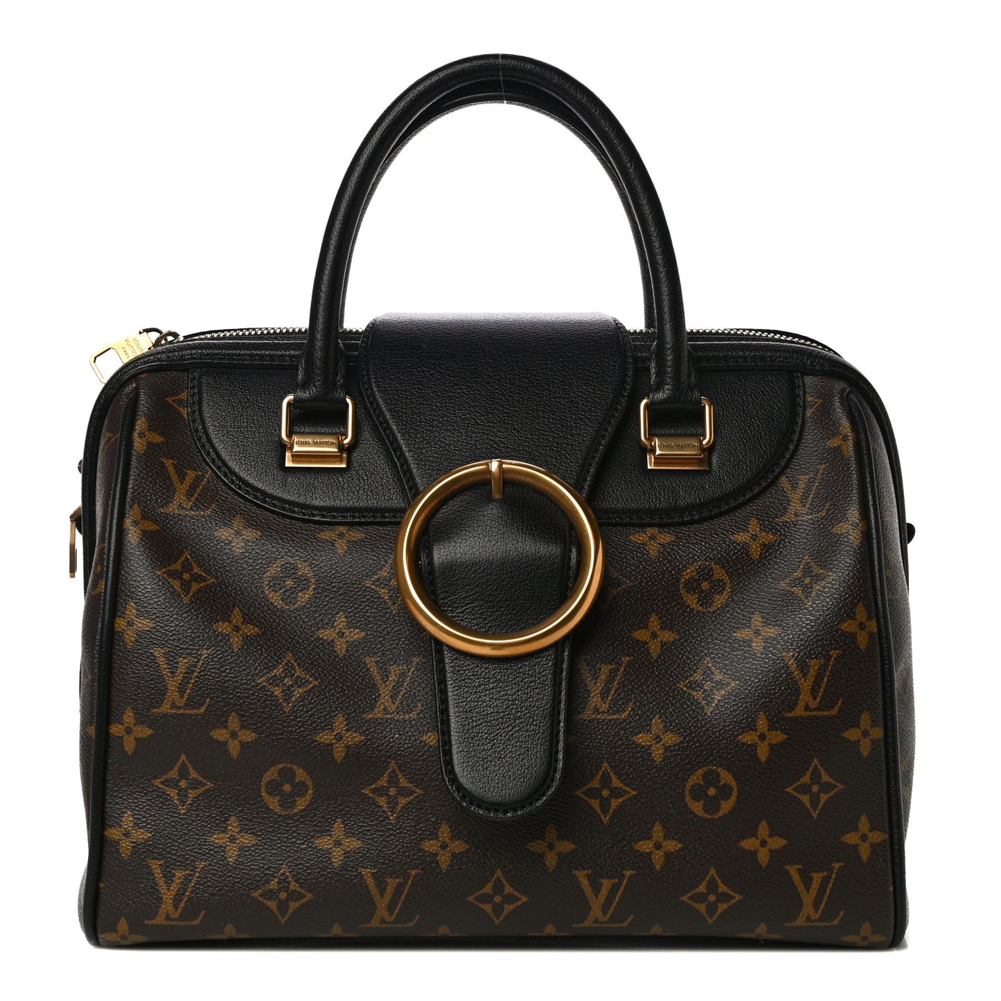 Monogram Golden Arrow Speedy Black