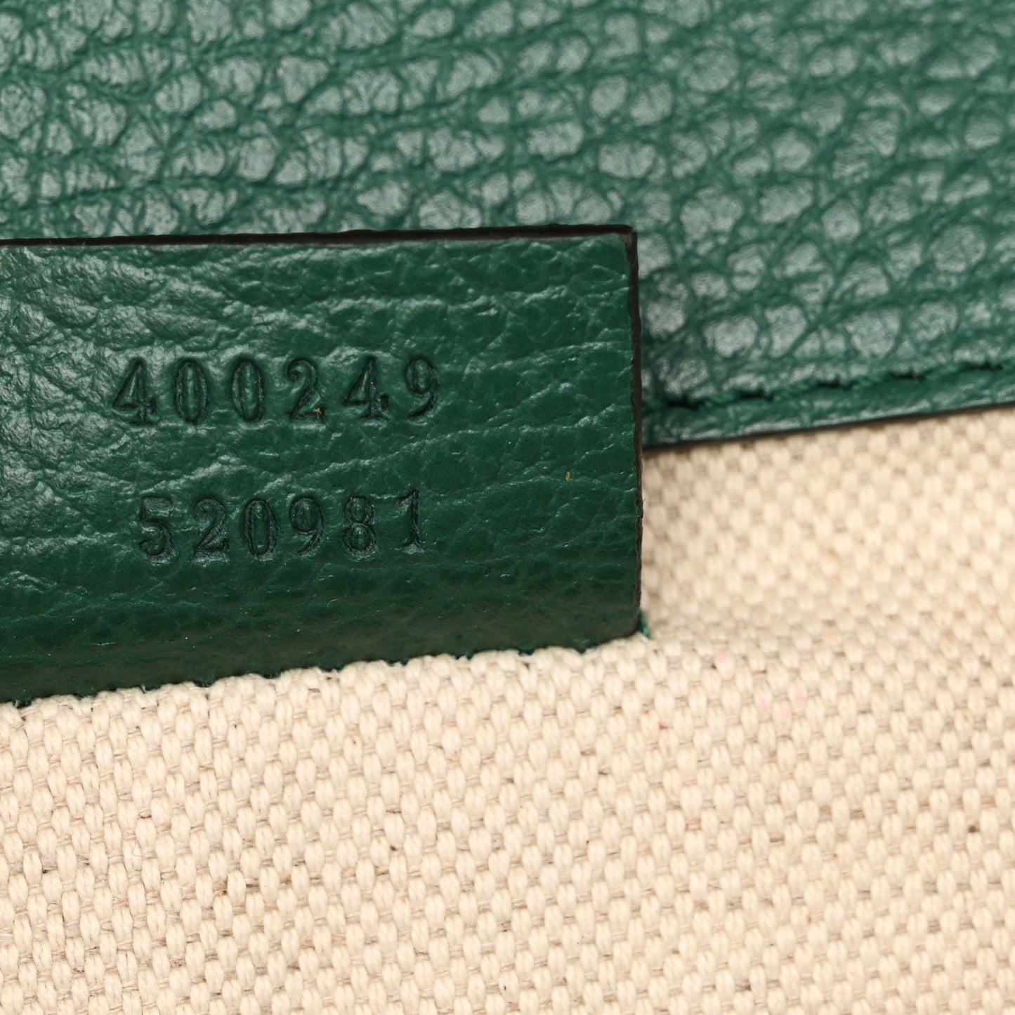 Pebbled Calfskin Small Dionysus Shoulder Bag Emerald