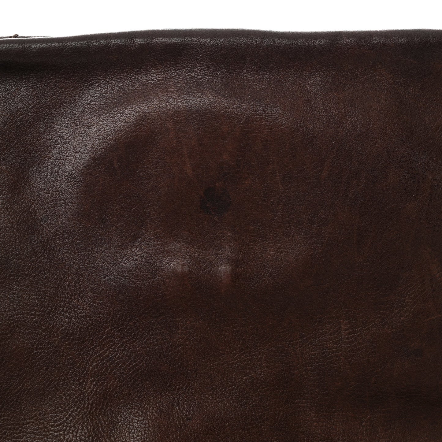 Calfskin Diamond Stitch Accordion Flap Brown