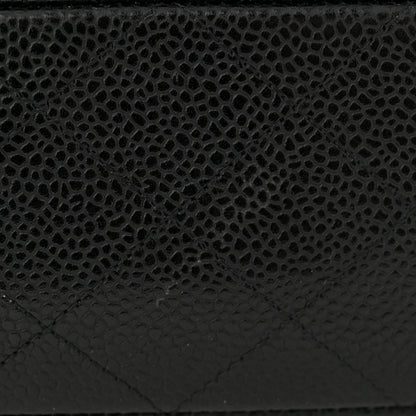 Chanel Caviar Quilted Medium Double Flap Black 11 of 13