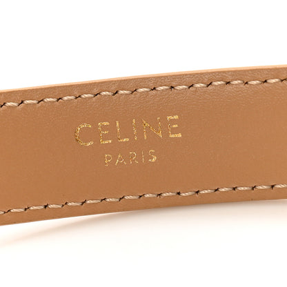 Celine Box Calfskin Small 18mm Maillon Triomphe Belt 70 28 Bronze 5 of 6