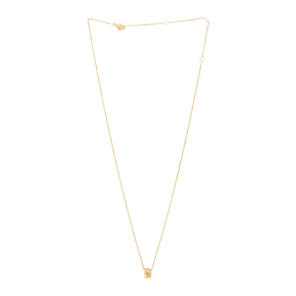 Chanel 18K Yellow Gold Coco Crush Round Pendant Necklace 4 of 9