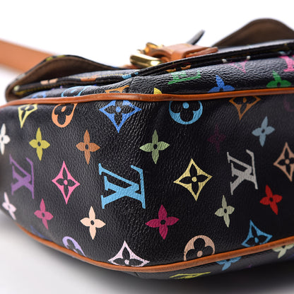 Louis Vuitton Monogram Multicolor Lodge GM Black 5 of 9