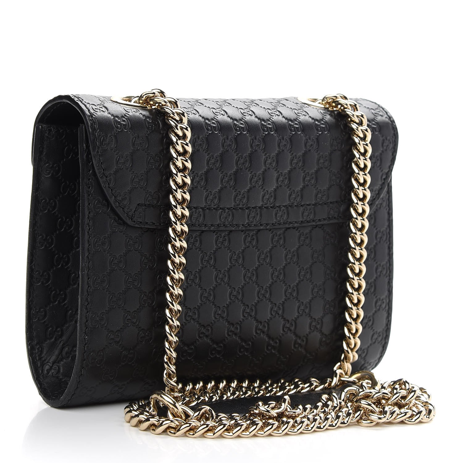 Gucci Microguccissima Mini Emily Shoulder Bag Black 3 of 11