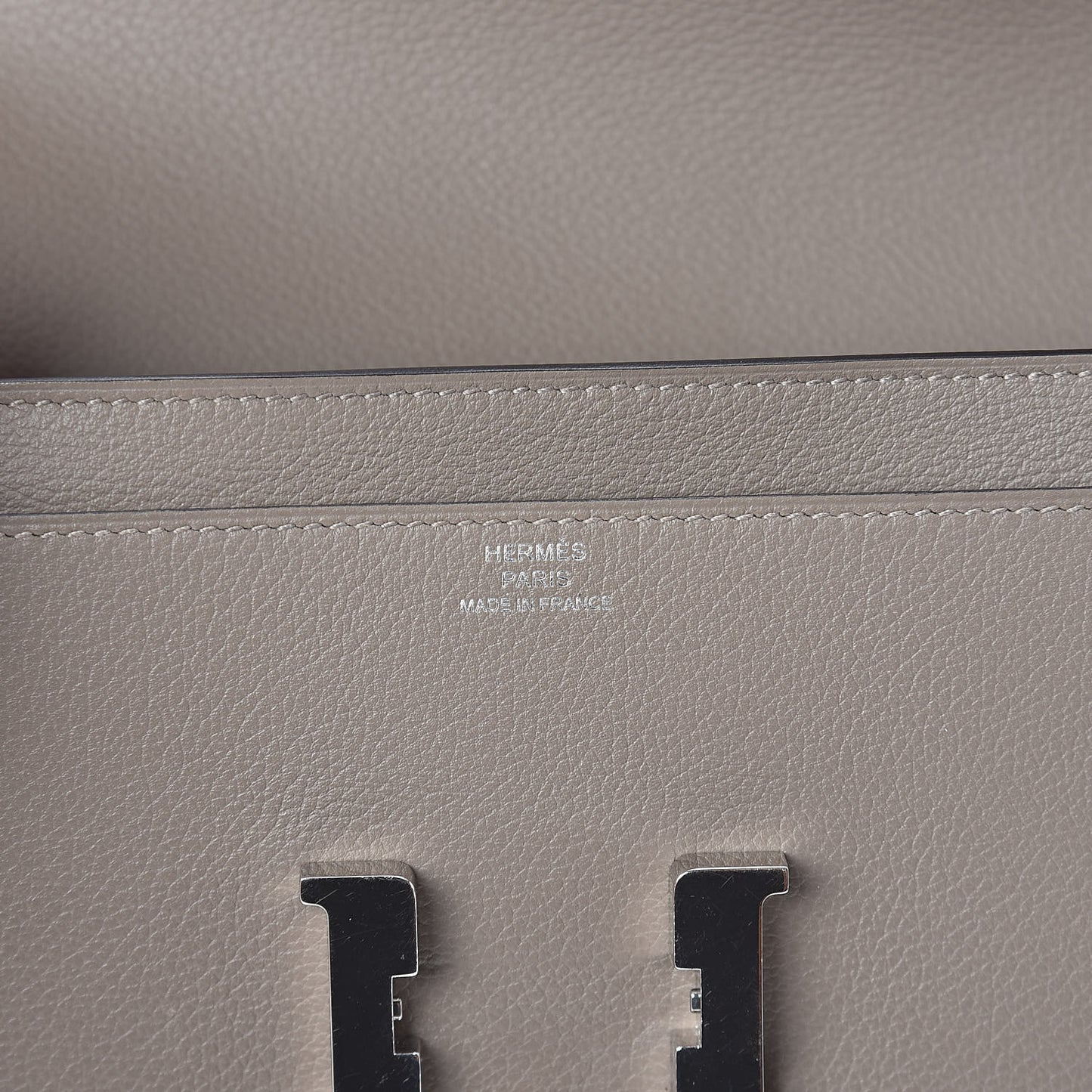 Evercolor Constance Long Wallet Gris Asphalte