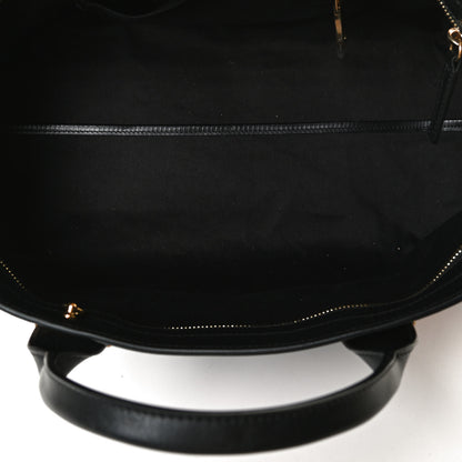 Chloe Calfskin Medium Alice Satchel Beige Black 5 of 10