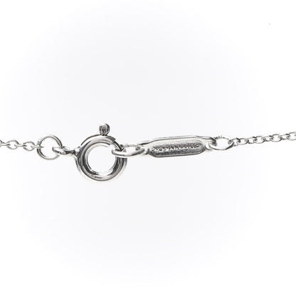 Tiffany Sterling Silver Large Atlas Open Pendant Necklace 5 of 6