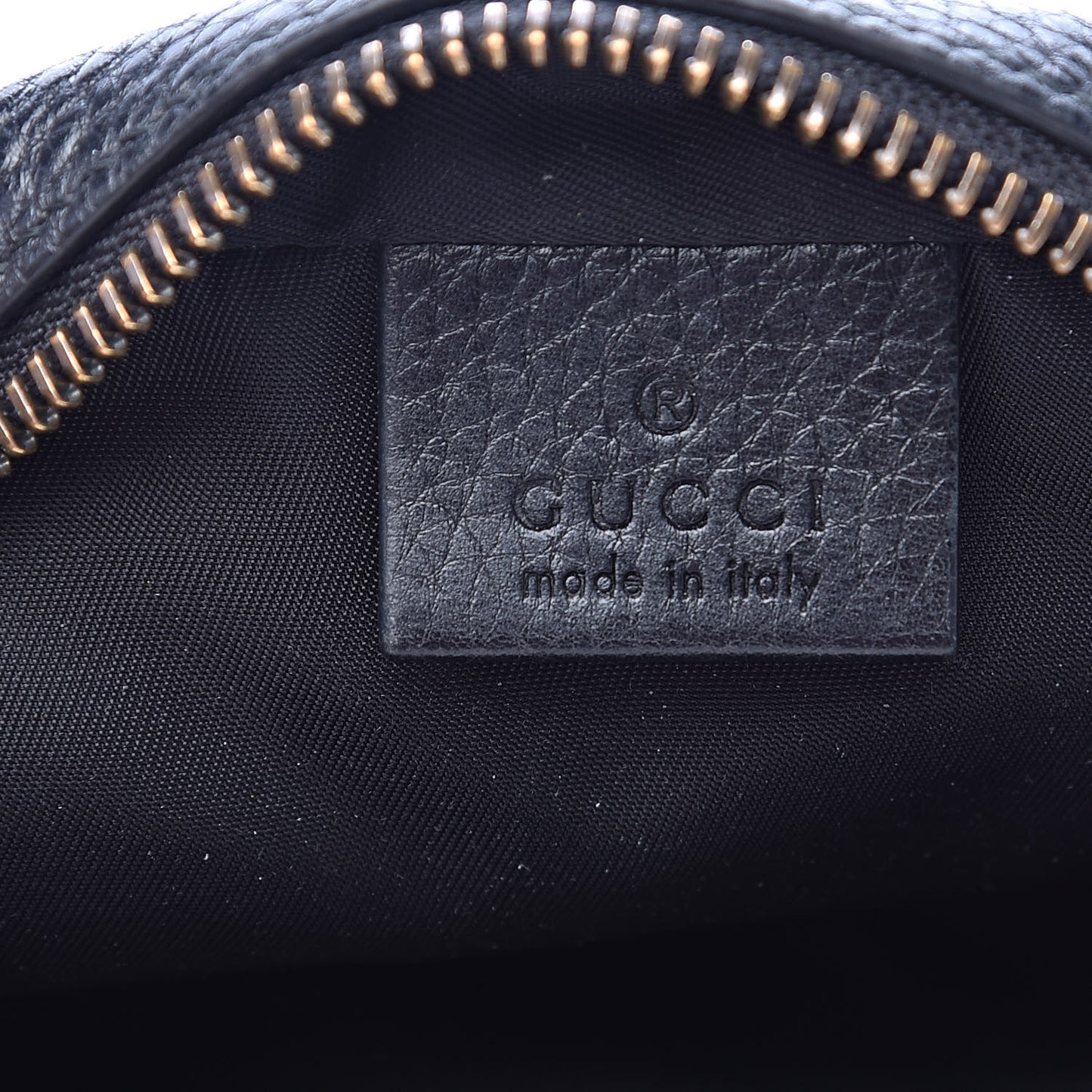 Pebbled Calfskin Mini Soho Disco Bag Black
