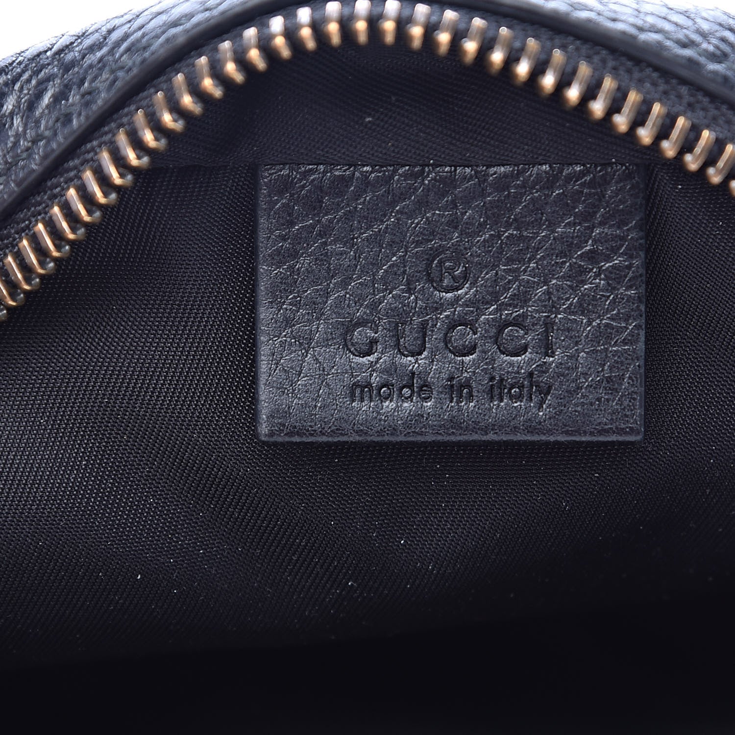 Gucci Pebbled Calfskin Mini Soho Disco Bag Black 6 of 9