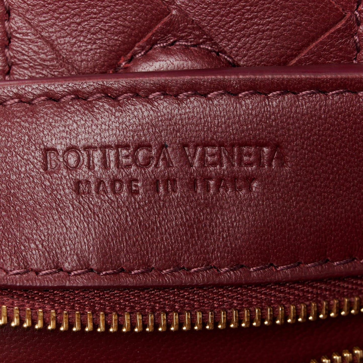 Nappa Intrecciato Small Andiamo Shoulder Bag Barolo