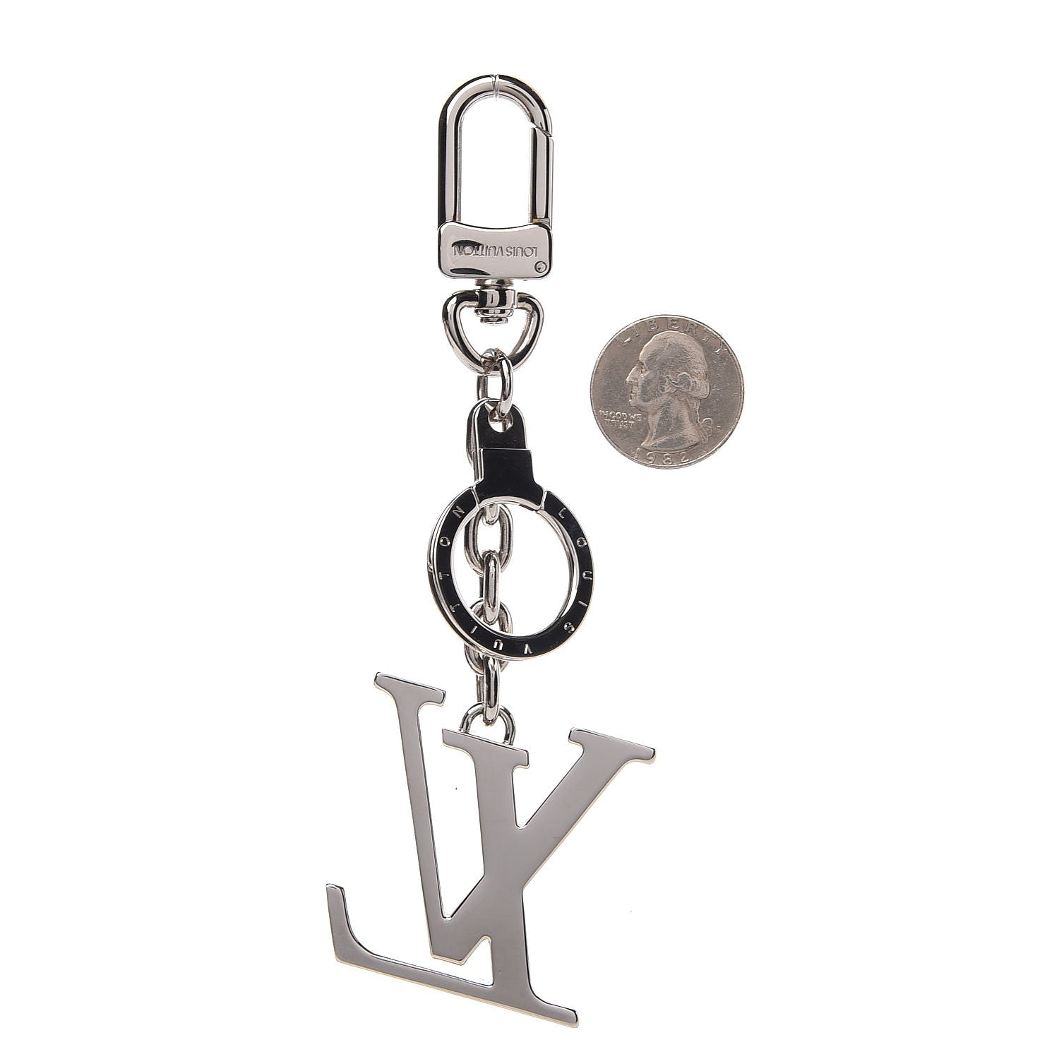 Louis Vuitton LV Facettes Key Holder Silver 2 of 4