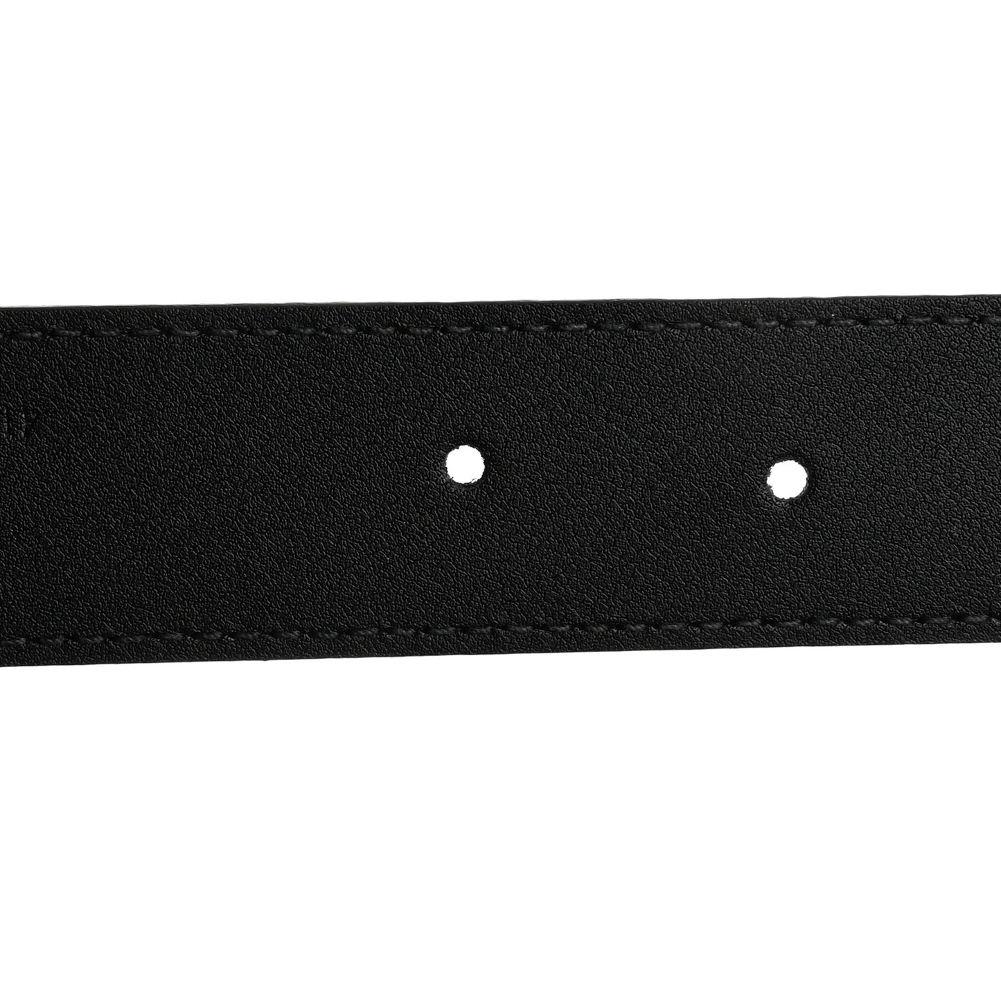 Azalea Calfskin Enamel Monochrome Double G 30mm Belt 85 34 Black