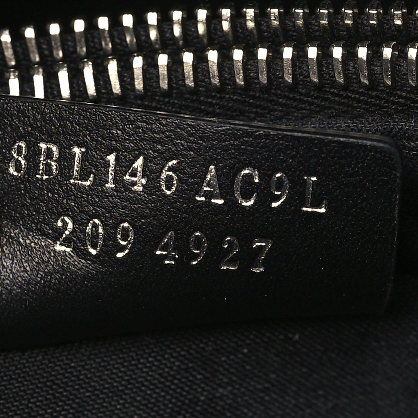 Vitello King Logo Embossed Medium By The Way Boston Bag Black