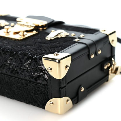 Louis Vuitton Sequins Petite Malle Black 9 of 9