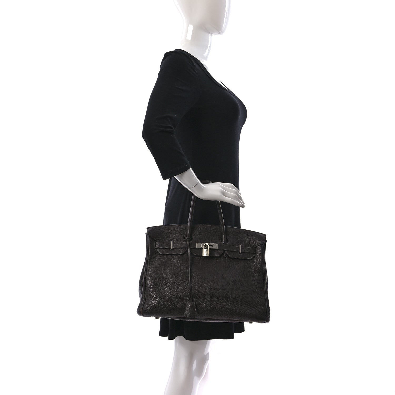 Hermes Togo Birkin 35 Chocolate 2 of 14
