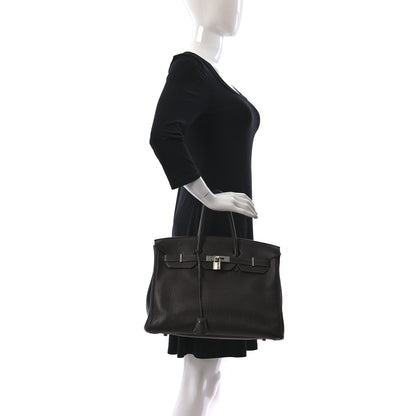 Hermes Togo Birkin 35 Chocolate 2 of 14