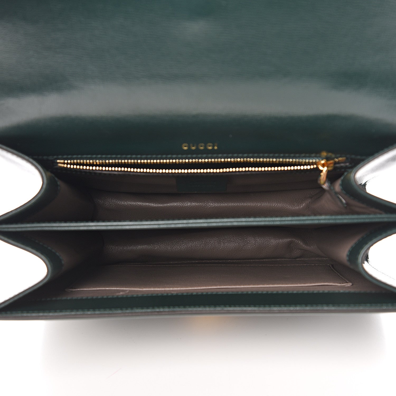 Gucci Azalea Calfskin Small Sylvie 1969 Top Handle Bag Green 4 of 13