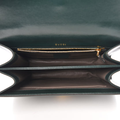 Gucci Azalea Calfskin Small Sylvie 1969 Top Handle Bag Green 4 of 13