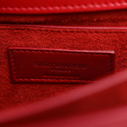 Saint Laurent Calfskin Medium Monogram Sunset Rouge Eros 6 of 11