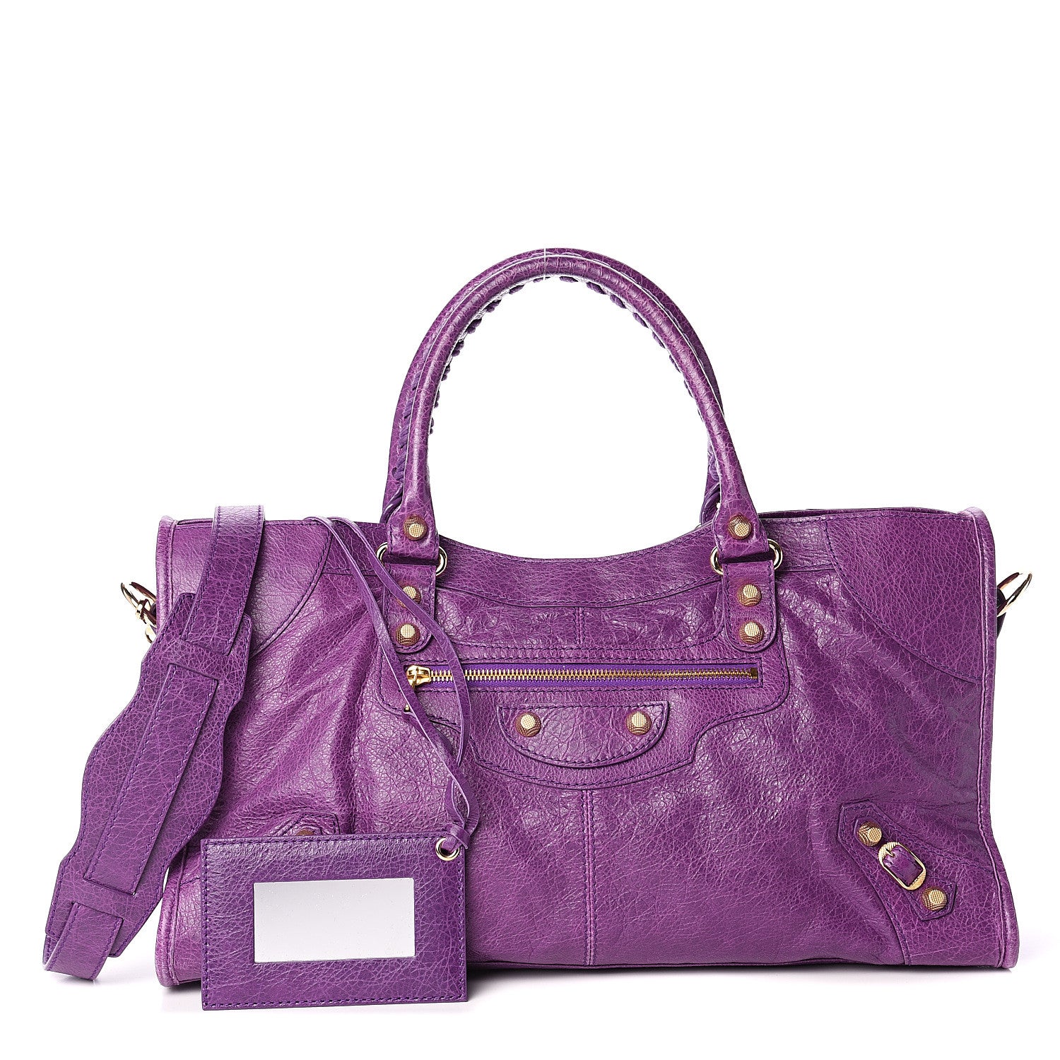 Balenciaga Agneau Giant 12 Gold Hardware Part Time Ultraviolet 1 of 7