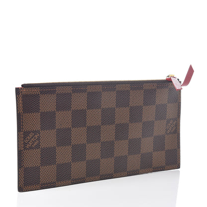 Louis Vuitton Damier Ebene Felicie Chain Wallet Zippered Insert 2 of 5