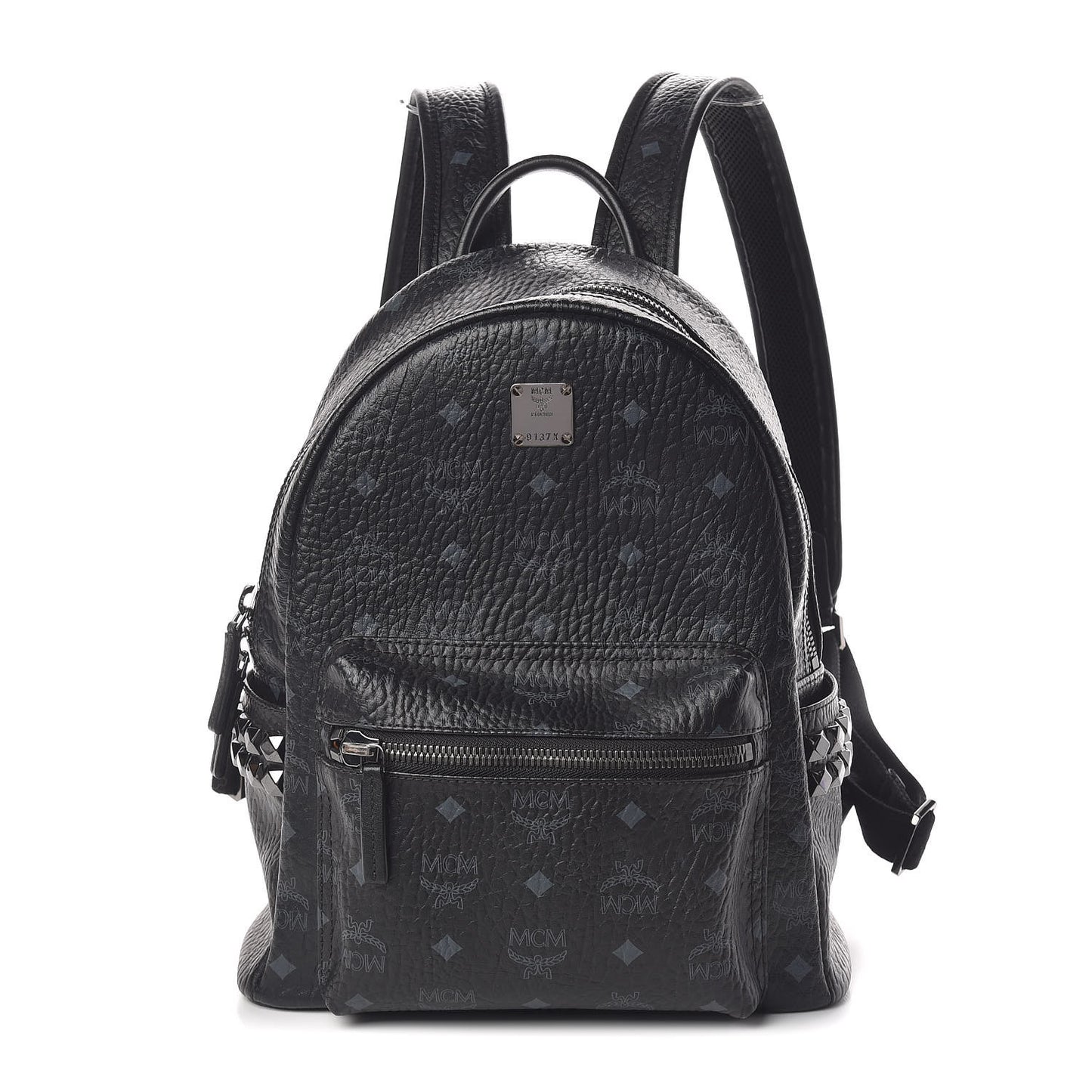 Visetos Small Side Stud Stark Backpack Black