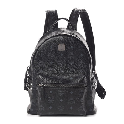MCM Visetos Small Side Stud Stark Backpack Black 1 of 19