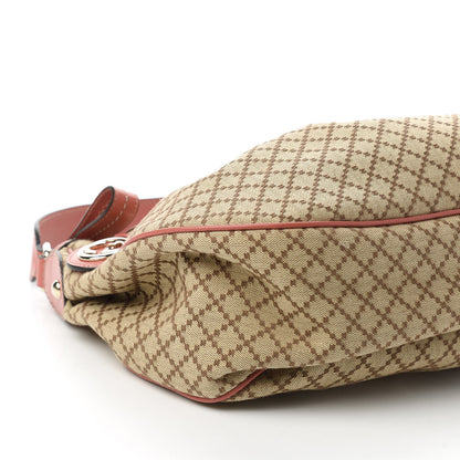Gucci Diamante Medium Sukey Hobo Coral 6 of 12