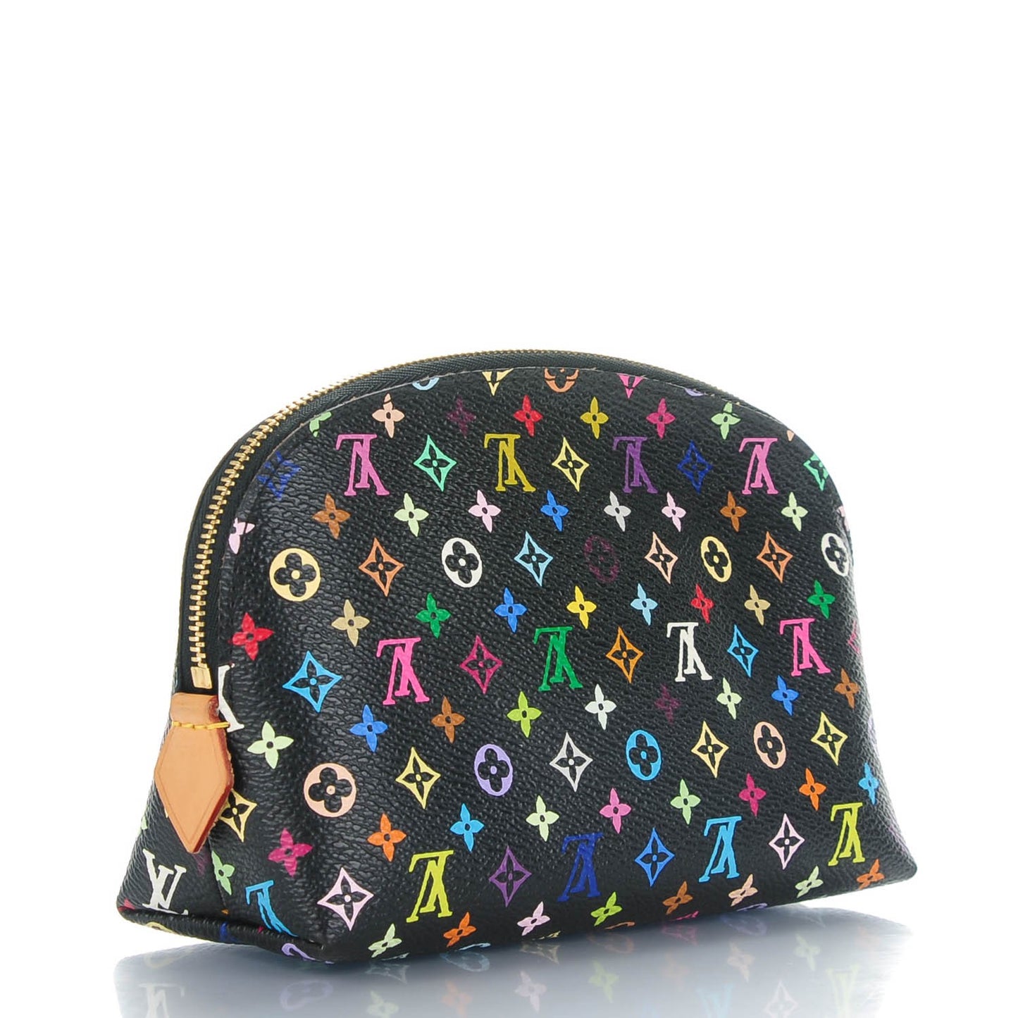 Monogram Multicolor Cosmetic Pouch Black Grenade