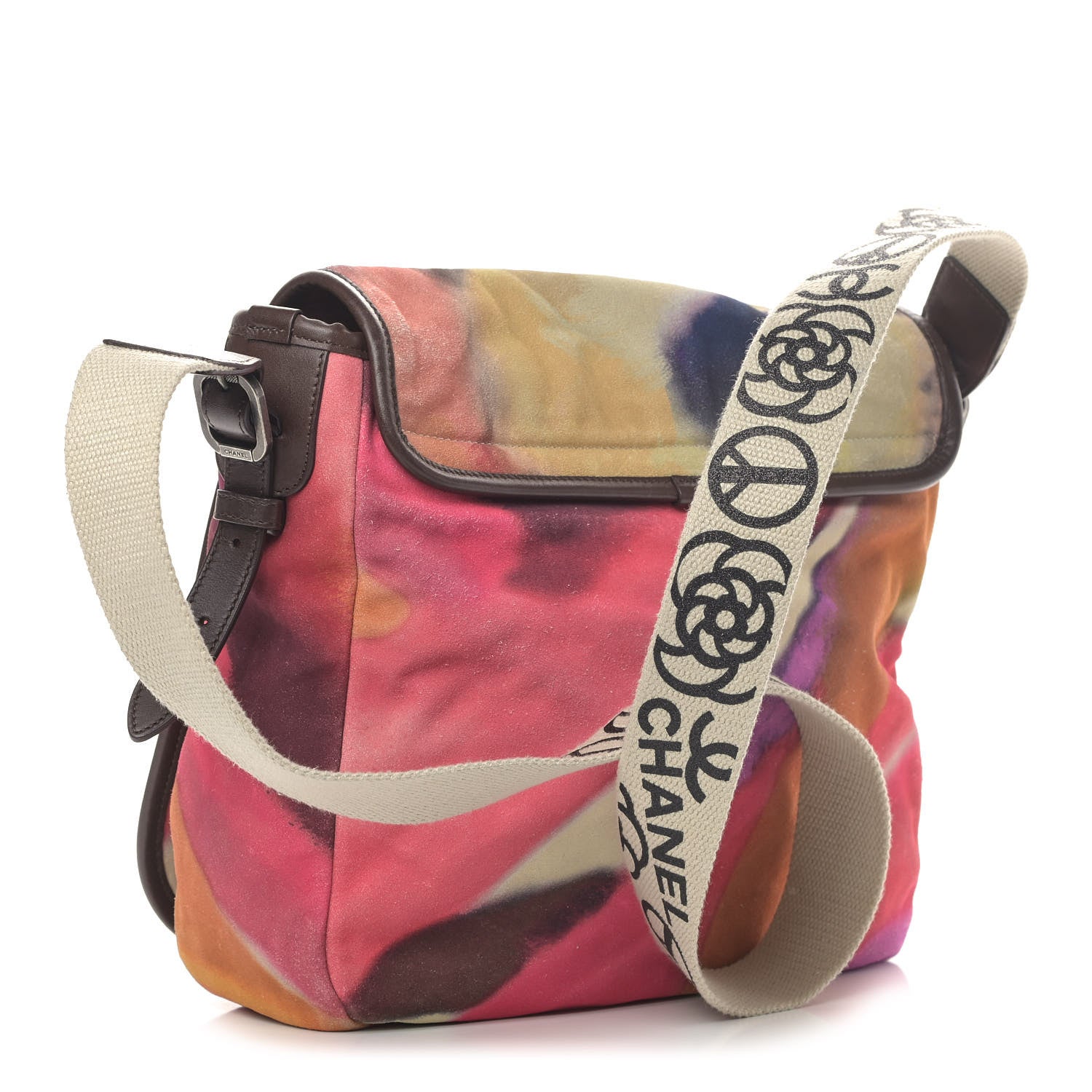 Chanel Printed Ultra Soft Lambskin Medium Flower Power Messenger 2 of 6