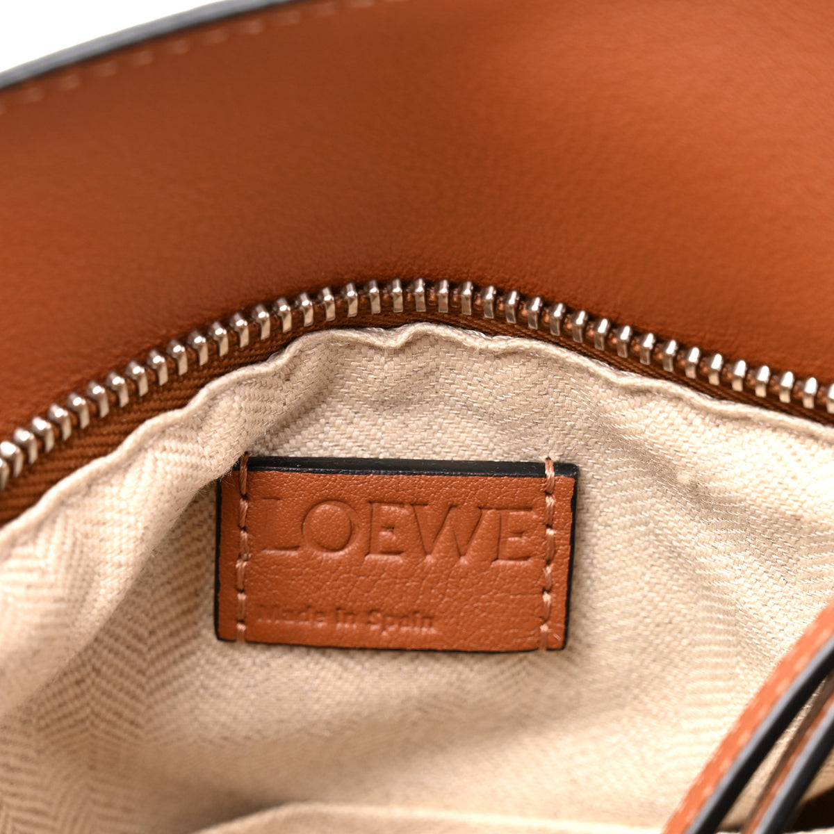 Calfskin Small Puzzle Bag Tan