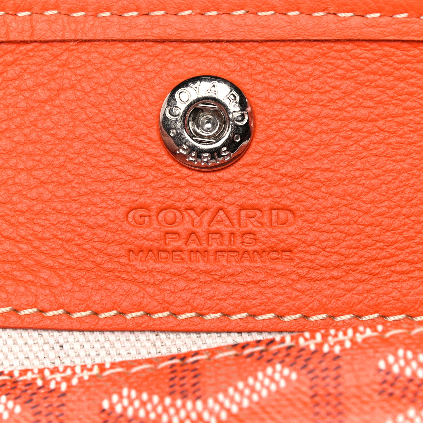 Goyardine Reversible Mini Anjou Orange