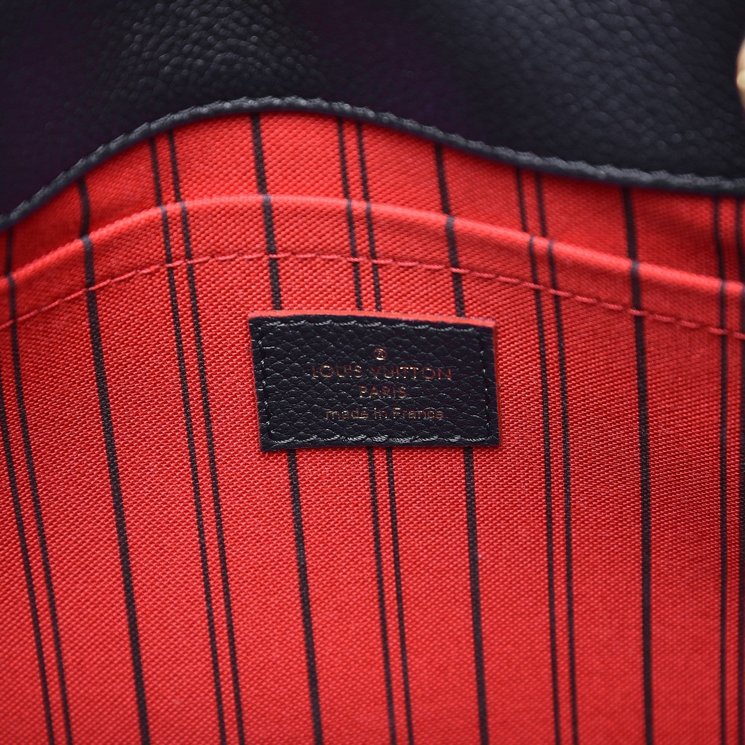 Louis Vuitton Empreinte Montaigne MM Marine Rouge 7 of 7