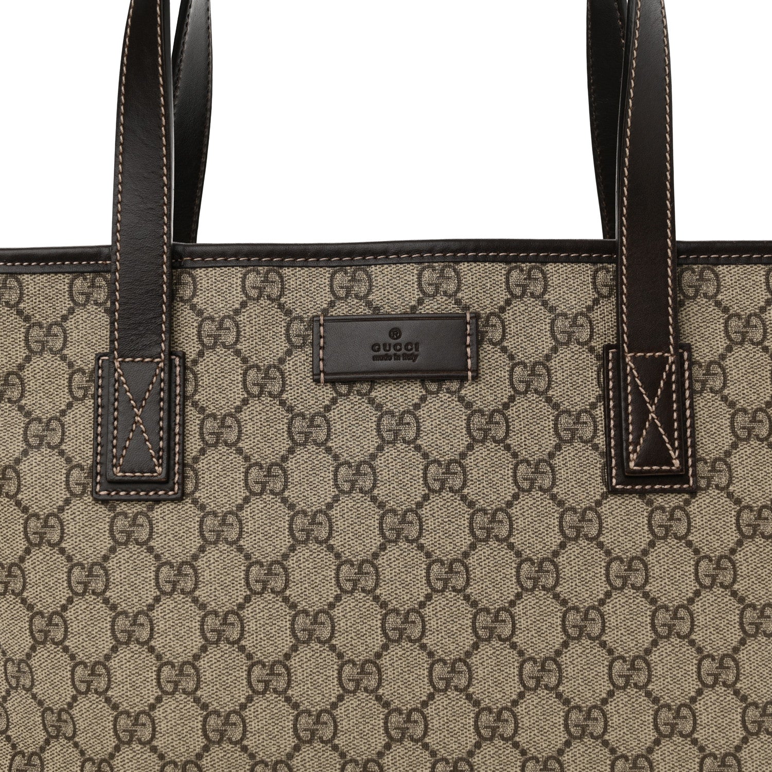 Gucci GG Supreme Monogram Small Joy Tote Dark Brown 8 of 11