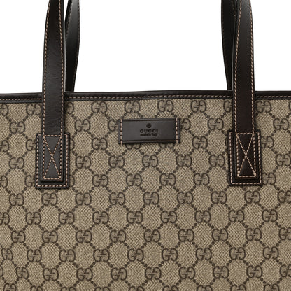 Gucci GG Supreme Monogram Small Joy Tote Dark Brown 8 of 11