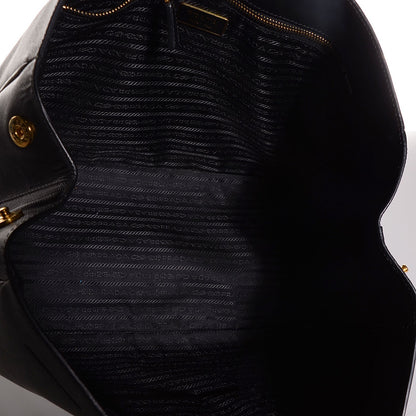 Prada Saffiano Lux Large Tote Nero Black 5 of 9