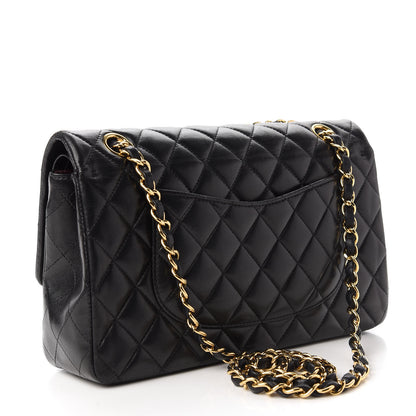 Chanel Lambskin Quilted Medium Double Flap Black 3 of 10